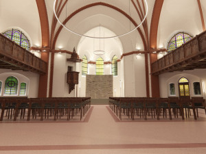 Kraj chce probudit k životu boční ochozy Červeného kostela v Olomouci