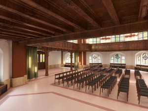 Kraj chce probudit k životu boční ochozy Červeného kostela v Olomouci