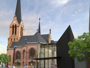 Kraj chce probudit k životu boční ochozy Červeného kostela v Olomouci