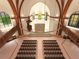 Kraj chce probudit k životu boční ochozy Červeného kostela v Olomouci