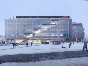 Pětipodlažní přerovská budova Emos získá po přestavbě moderní vzhled