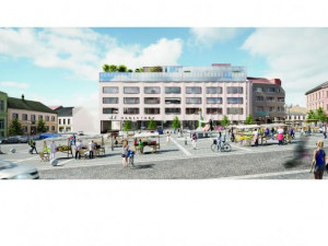 Výstava představuje návrhy na rekonstrukci administrativní budovy Emos