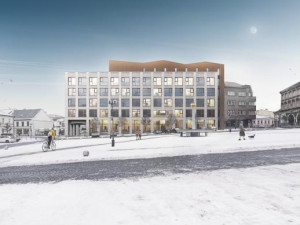 Výstava představuje návrhy na rekonstrukci administrativní budovy Emos