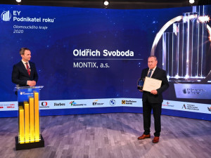 Podnikatelem Olomouckého kraje je Oldřich Svoboda z firmy Montix