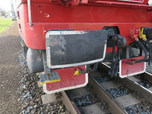 V Grygově se na přejezdu srazilo auto s vlakem. Zraněný nebyl nikdo