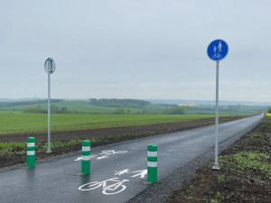 Klenovic na Hané a Čelčice na Prostějovsku spojuje nová cyklostezka