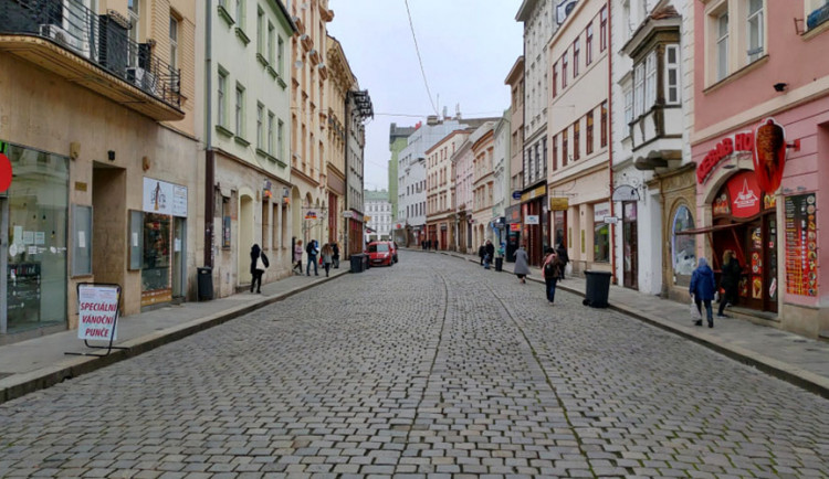 Riegrova ulice v centru Olomouce