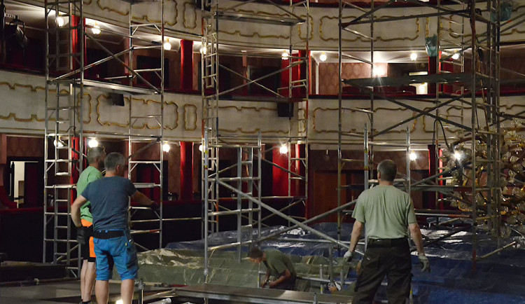 Moravské divadlo tradičně využívá letní přestávku ke stavebním úpravám