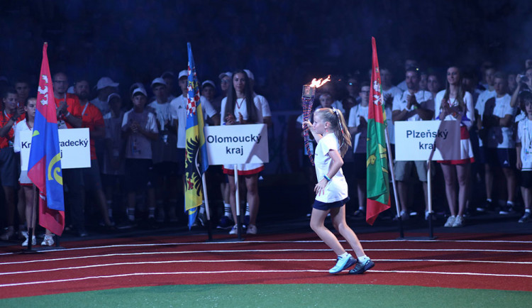 Slavnostní zahájení Olympijských her dětí a mládeže v Libereckém kraji v roce 2019
