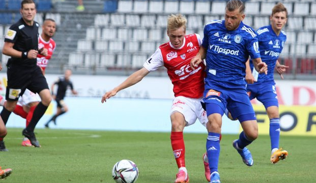 Fotbalisté Olomouce porazili Pardubice 3:2 a získali první body v sezoně