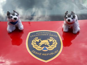 Hasiči ze Zábřehu budou vozit plyšáky. Měli by rozptýlit děti při krizových událostech