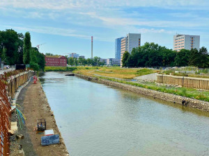 Stavba Rejnoka jde pomalu, stěžují si Olomoučané. Jde o komplikovanou stavbu, brání se Povodí