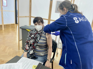 Očkovací centrum v přerovském Klubu Teplo dnes ukončí svůj provoz
