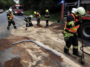 Na Šumpersku hořel autobus s dětmi. Všechny se ve zdraví dostaly ven