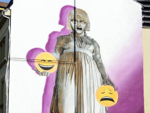 Dílo italského umělce Ozma má vyvolat diskuzi o umění ve veřejném prostoru