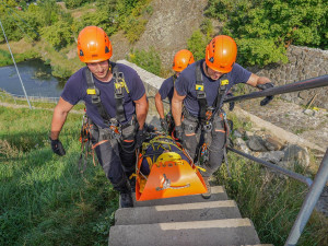 Hasiči a další složky IZS otestovali své dovednosti během cvičení Příval 2021