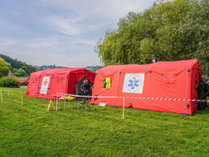 Hasiči a další složky IZS otestovali své dovednosti během cvičení Příval 2021