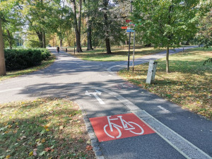 Chaos ve značení cyklostezek. Je to nebezpečné, upozorňují Olomoučané