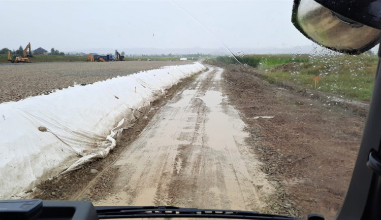 Podle ŘSD probíhají práce na obchvatu Bludova v úseku Postřelmov - Šumperk v souladu s harmonogramem