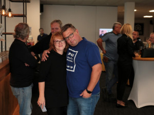 Poslanec za ODS Martin Major ve volebním štábu koalice SPOLU