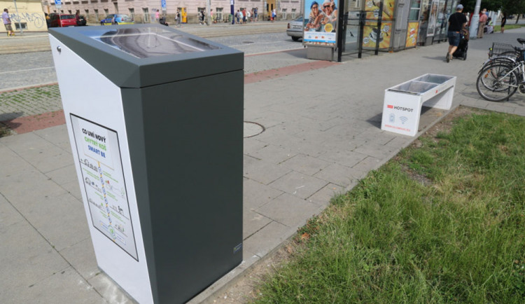 Speciální nádoba SmartBe v centru Olomouce