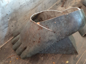 Socha svatého Krištofa u obchvatu Olomouce už nestojí. Někdo ji chtěl ukrást