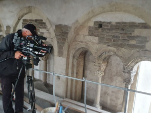 Zdíkův palác v Olomouci obsadili filmaři, natáčejí zde dokument o biskupovi