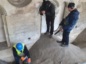 Zdíkův palác v Olomouci obsadili filmaři, natáčejí zde dokument o biskupovi