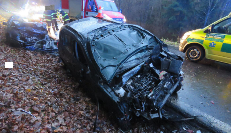 Řidič vjel do protisměru, kde projíždělo auto. Po srážce zraněním podlehl v nemocnici