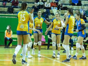 Olomoucké volejbalistky postoupily do další fáze prestižní evropské soutěže CEV Cup