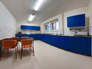 Během rekonstrukce vysokoškolských kolejí prošly modernizací také společné prostory