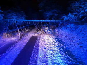 Vydatné sněžení po celý víkend komplikuje dopravu napříč Olomouckým krajem