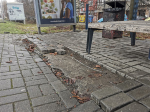 Zastávka v Olomouci nedaleko obchodní galerie Šantovka projde rekonstrukcí pravděpodobně až v červnu