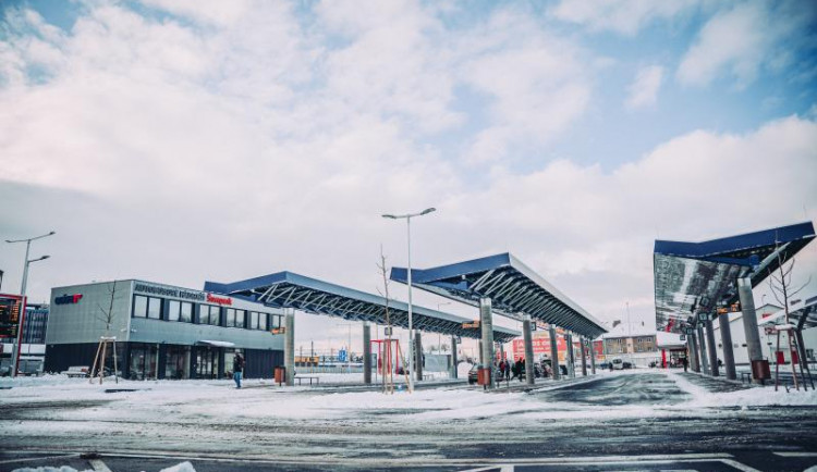 Autobusové nádraží v Šumperku