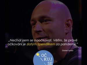 Očkuj se i ty, vyzývá Landa, jde však o fake. Doufáme v žalobu, říkají autoři koláží