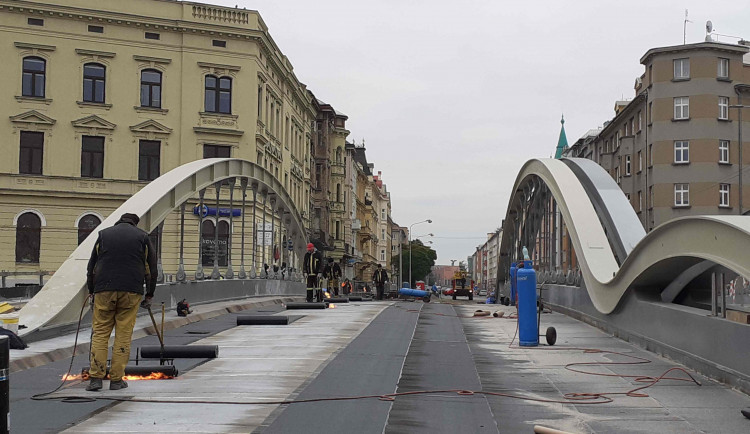 Olomoucký Rejnok už má koleje v obou směrech. Hotový bude v červenci