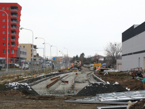 Na sídlišti Nové Sady bude kvůli stavbě tramvajové trati uzavřena vytížená křižovatka