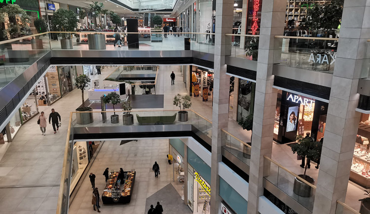 Olomoucká nákupní galerie Šantovka - ilustrační foto
