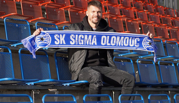 Záložník SK Sigma Olomouc Jan Navrátil