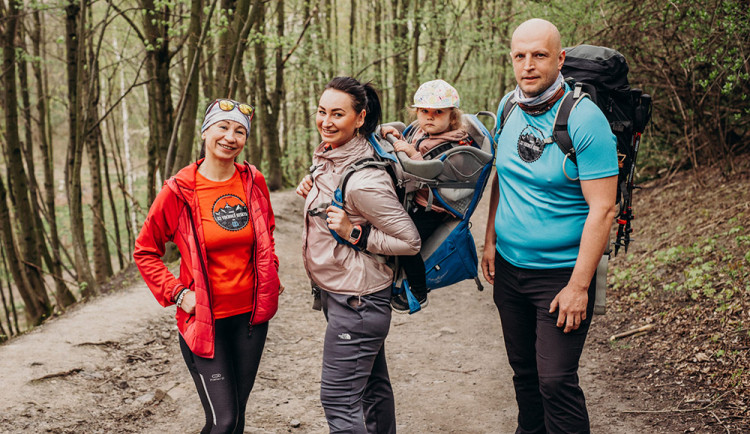 Organizátoři výzvy 32 vrcholů - Mirka, Denisa a Luboš