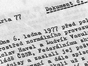 Před 45 lety vyšel text Prohlášení Charty 77 ve třech západoevropských denících