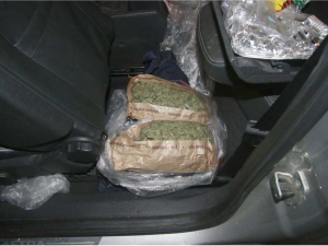 Celníci našli v autě přes čtvrt kilogramu sušeného konopí