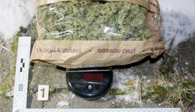 Celníci našli v autě přes čtvrt kilogramu sušeného konopí