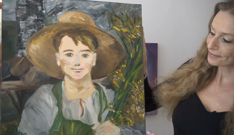 Olomoucká malířka a pedagožka Denisa Klemscheová jako protagonistka dokumentárního snímku Ve stínu