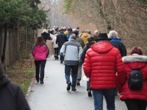 Patnáct set lidí je proti výstavbě u lesoparku Houčela. Odmítají kšefty s územním plánem