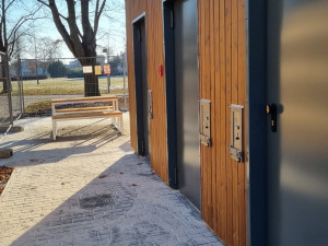 Návštěvníci prostějovského parku najdou v novém zázemí i stánek s občerstvením