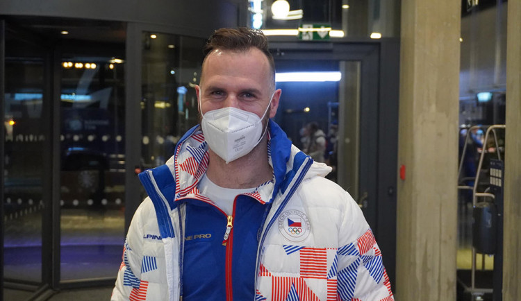 David Krejčí před odletem do Číny