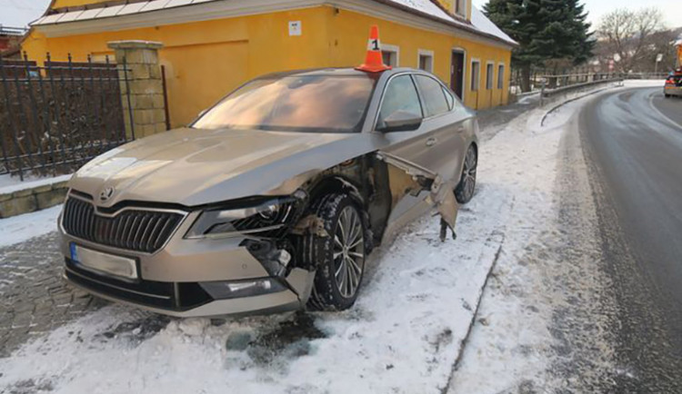 Dopravní nehoda v České Vsi u Jeseníku