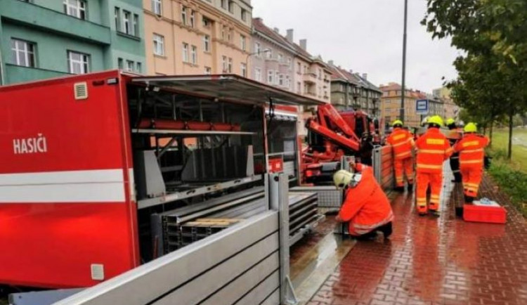 Řeka Bečva protipovodňová opatření 14. 10. 2020