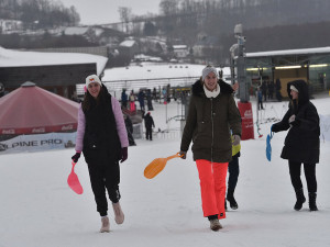 Od vysoké sítě na sjezdovku. Volejbalistky Olomouce zažily netradiční start týdne